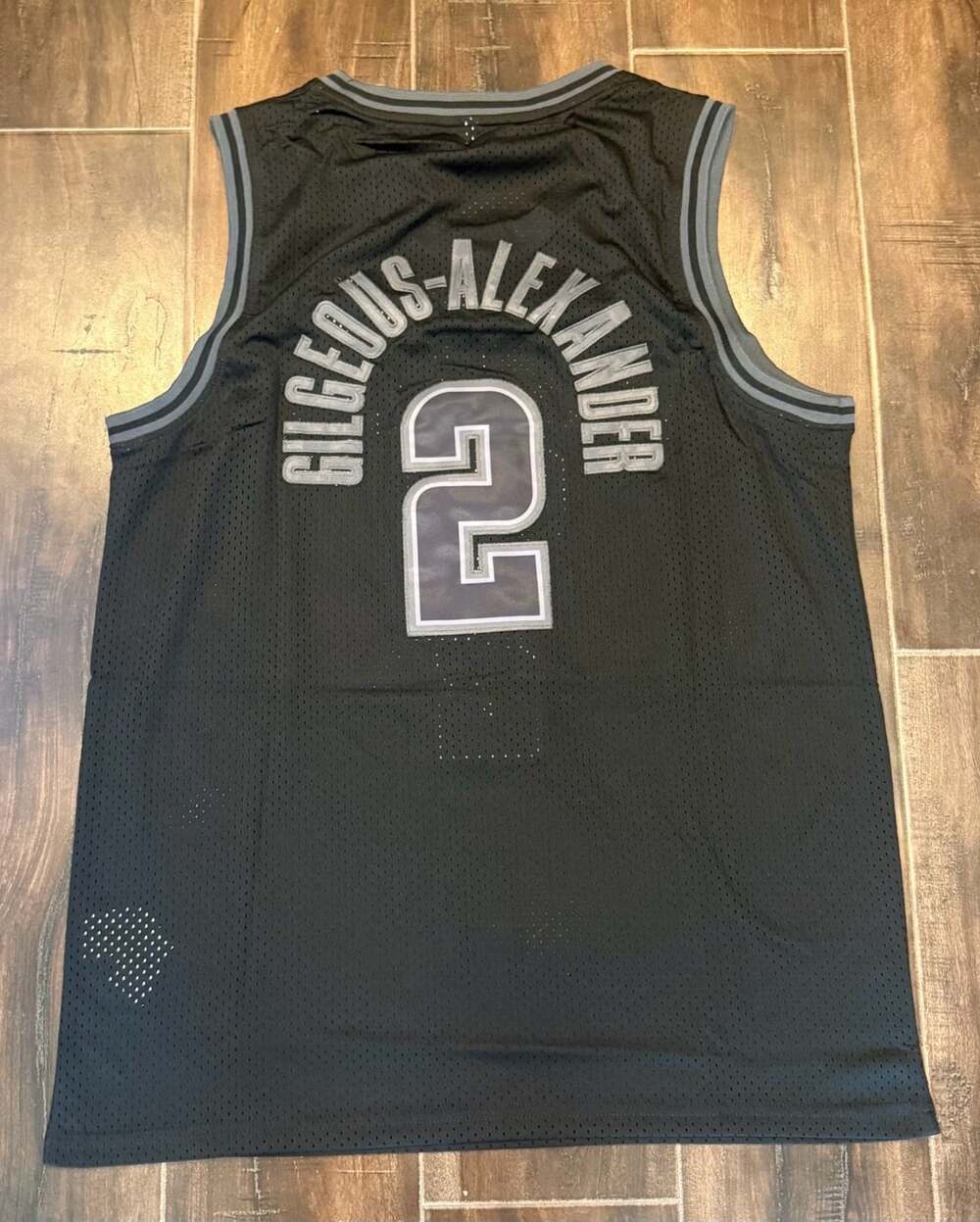 Oklahoma City Thunder Shai Gilgeous-Alexander Size L Black Jersey